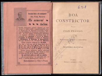 Ìvan Franko: Boa Constrictor