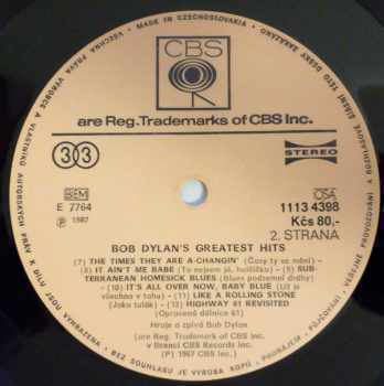 Bob Dylan: Bob Dylan's Greatest Hits