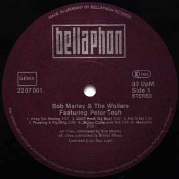 Bob Marley & The Wailers: Bob Marley & The Wailers Featuring Peter Tosh