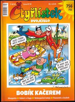 Bobík kačerem - Čtyřlístek 755-756