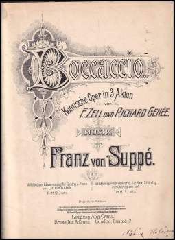 Franz von Suppé: Boccaccio