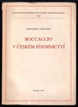 Boccaccio v českém písemnictví