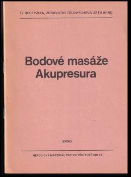 Bodové masáže