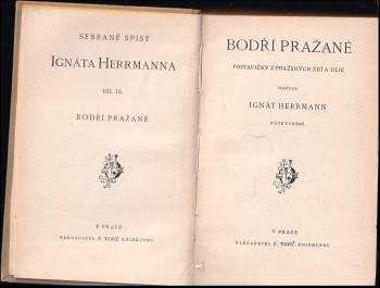 Ignát Herrmann: Bodří Pražané