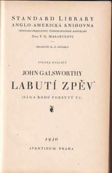 John Galsworthy: Bílá opice