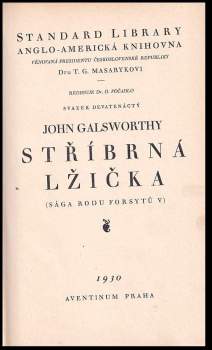 John Galsworthy: Bílá opice