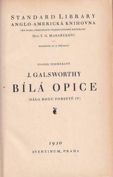 John Galsworthy: Bílá opice