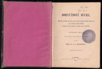 František Josef Studnička: Bohatýrové ducha