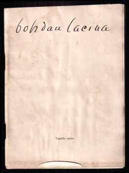 Bohdan Lacina - František Halas, Ludvík Kundera, Bohdan Lacina, Zdeněk Lorenc (1948, Topičův salon) - ID: 2372638