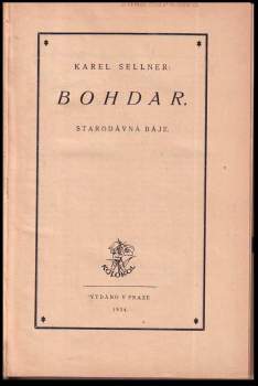 Karel Sellner: Bohdar