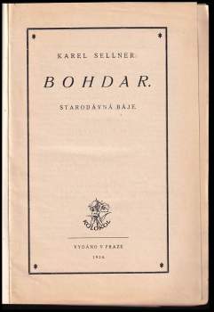 Karel Sellner: Bohdar