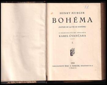 Henry Murger: Bohéma