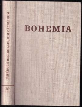 Bohemia - Jahrbuch des Collegium Carolinum - Band 20