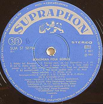 Various: Bohemian Folk Songs
