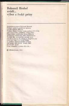 Karel Jaromír Erben: Bohumil Hrabal uvádí