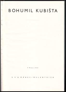 Bohumil Kubišta: Bohumil Kubišta