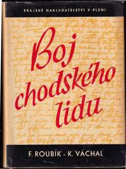 Boje chodského lidu za feudalismu
