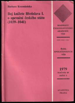 Boj knížete Břetislava I. o upevnění českého státu (1039-1041)
