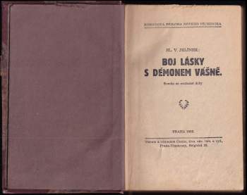Sláva Václav Jelínek: Boj lásky s démonem vášně