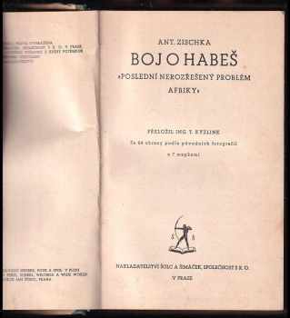 Anton Zischka: Boj o Habeš