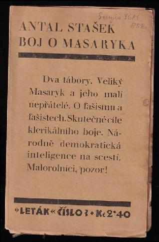 Boj o Masaryka