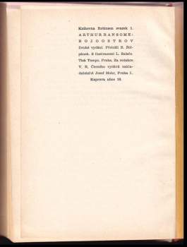 Arthur Ransome: Boj o ostrov