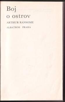 Arthur Ransome: Boj o ostrov