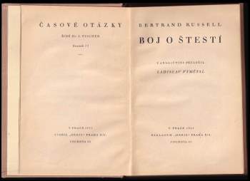 Bertrand Russell: Boj o štěstí
