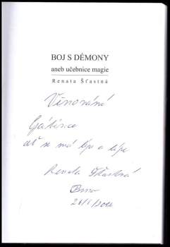 Renata Šťastná: Boj s démony, aneb, Učebnice magie