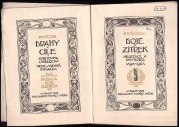 F. X Šalda: Boje o zítřek