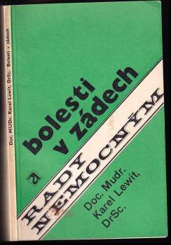 Karel Lewit: Bolesti v zádech