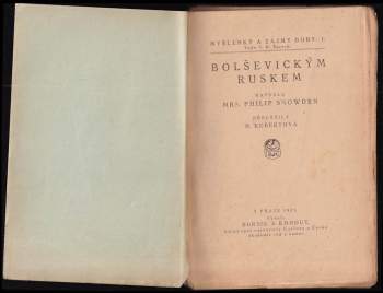 Ethel Snowden: Bolševickým Ruskem