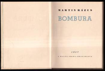 Martin Rázus: Bombura