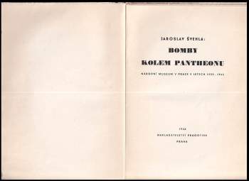 Jaroslav Švehla: Bomby kolem Pantheonu