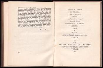 Jacques de Lacretelle: Bonifácka