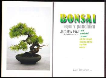 Jaroslav Pišl: Bonsai nejen v paneláku