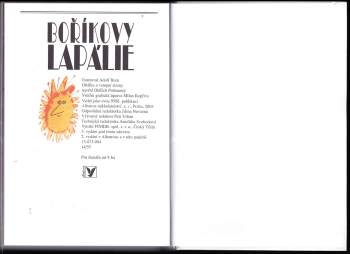 Vojtěch Steklač: Boříkovy lapálie