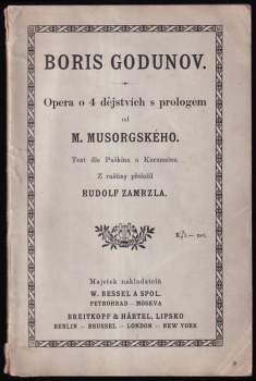 Aleksandr Sergejevič Puškin: Boris Godunov