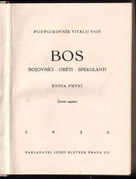 Vitalij Vais: Bos