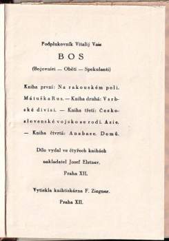 Vitalij Vais: Bos