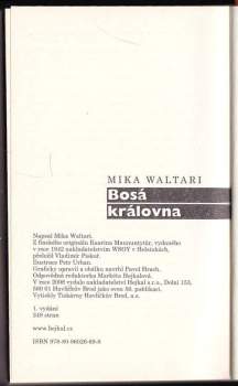 Mika Waltari: Bosá královna