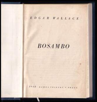 Edgar Wallace: Bosambo
