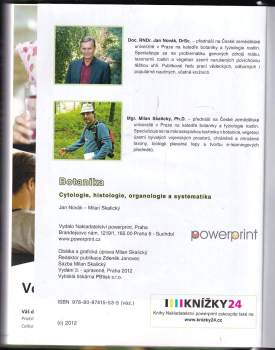 Jan Novák: Botanika