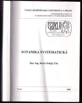 Karel Dolejš: Botanika systematická