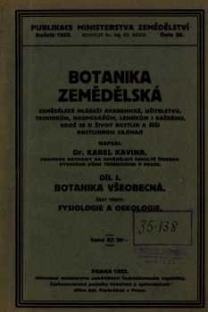 Botanika zemědělská