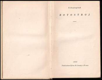 T Svatopluk: Botostroj