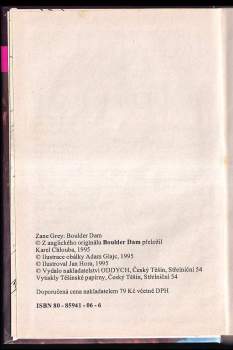 Zane Grey: Boulder Dam