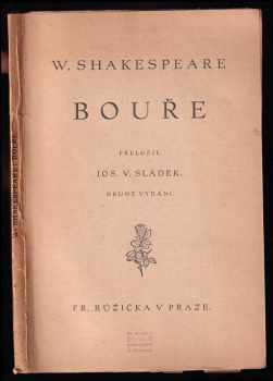 William Shakespeare: Bouře - Drama v 5 jedn