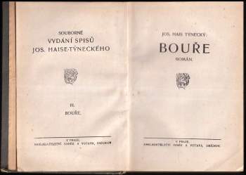 Josef Hais Týnecký: Bouře