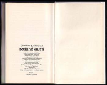 Johanna Lindsey: Bouřlivé objetí